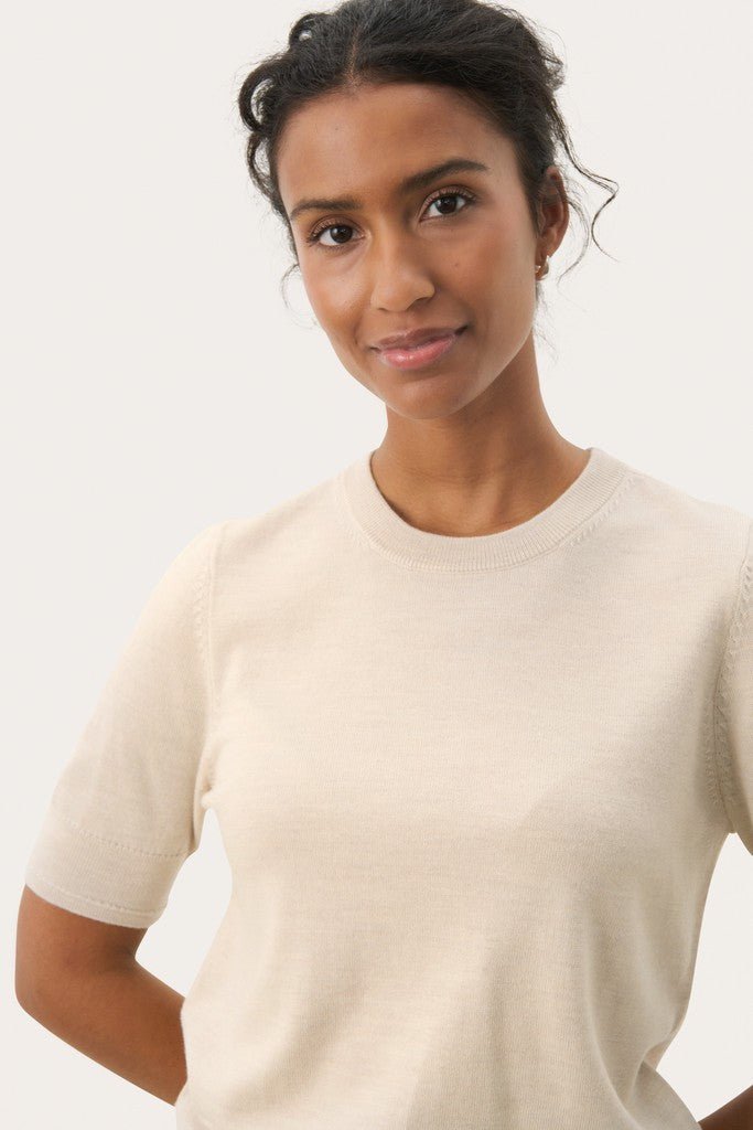 NatanyaPW Pullover - Natural Melange - RUTHERFORD & Co
