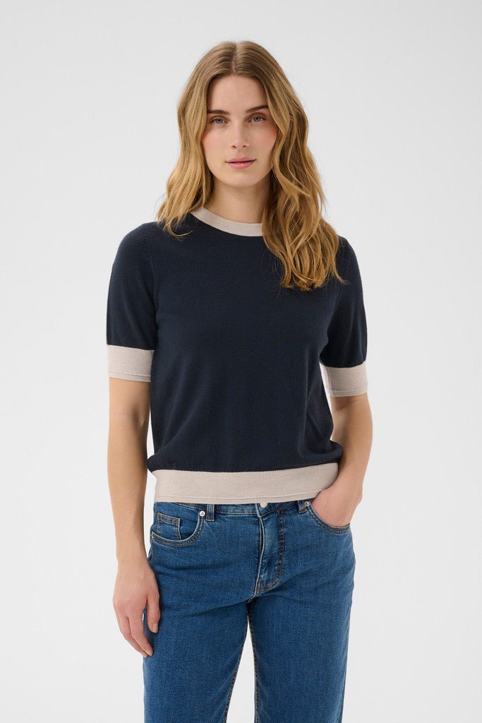 NatanyaPW Pullover - Navy/Natural - RUTHERFORD & Co
