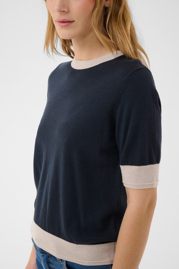 NatanyaPW Pullover - Navy/Natural - RUTHERFORD & Co