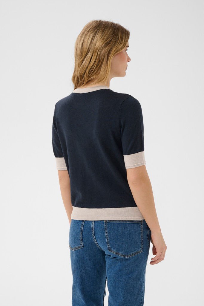 NatanyaPW Pullover - Navy/Natural - RUTHERFORD & Co
