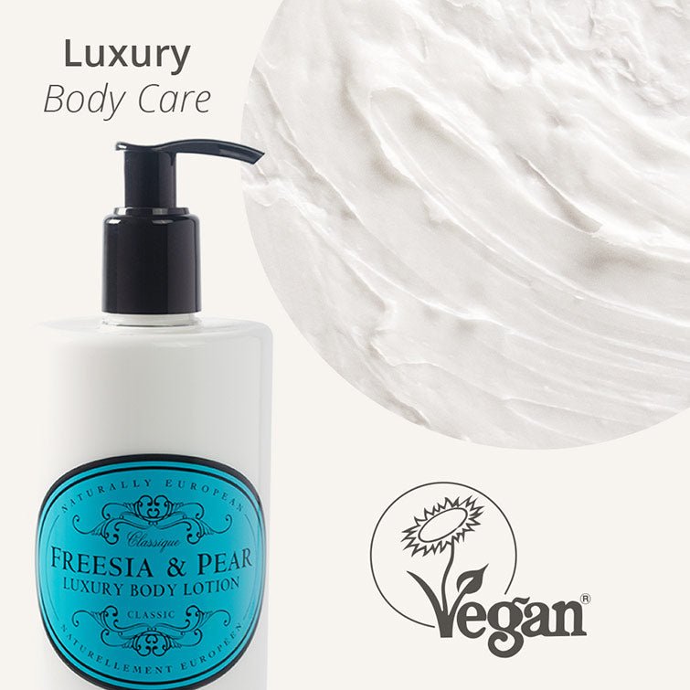Naturally European Freesia & Pear Body Lotion 500ml - RUTHERFORD & Co
