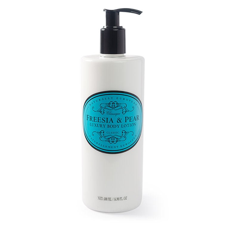 Naturally European Freesia & Pear Body Lotion 500ml - RUTHERFORD & Co
