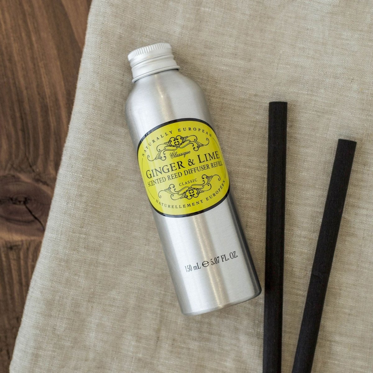 Naturally European Ginger and Lime 150ml Diffuser Refill - RUTHERFORD & Co