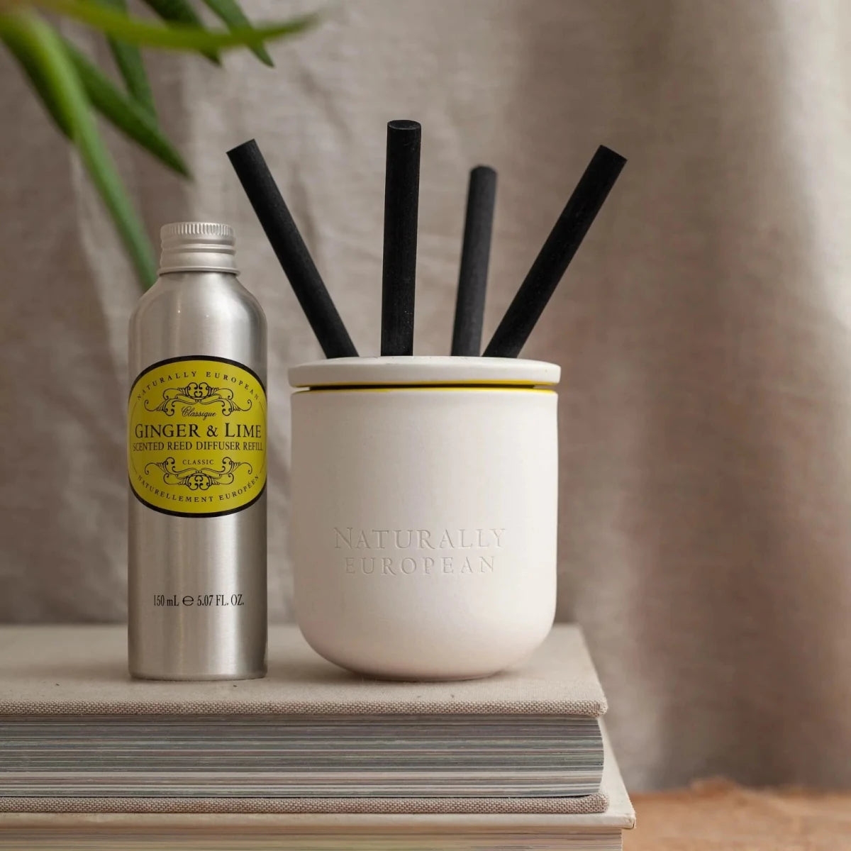 Naturally European Ginger and Lime 150ml Diffuser - RUTHERFORD & Co