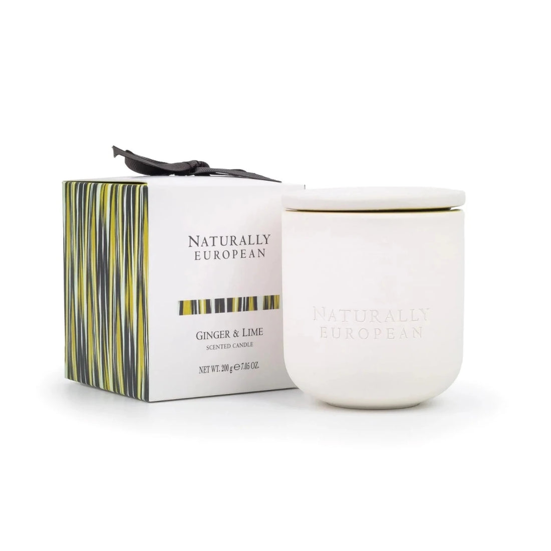 Naturally European Ginger and Lime 200g Candle - RUTHERFORD & Co