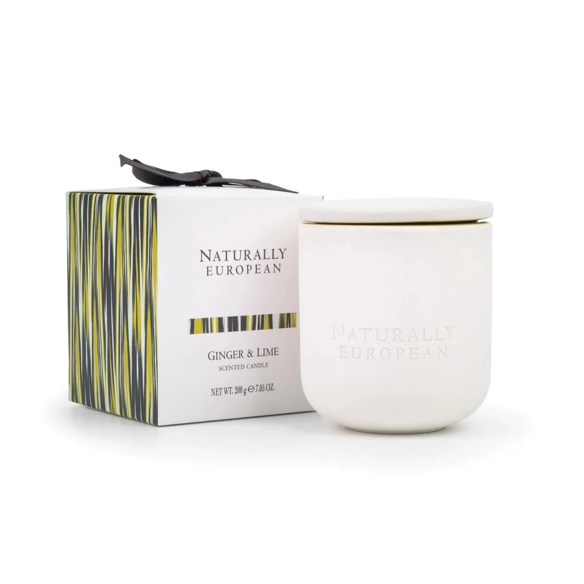 Naturally European Ginger and Lime 200g Candle - RUTHERFORD & Co