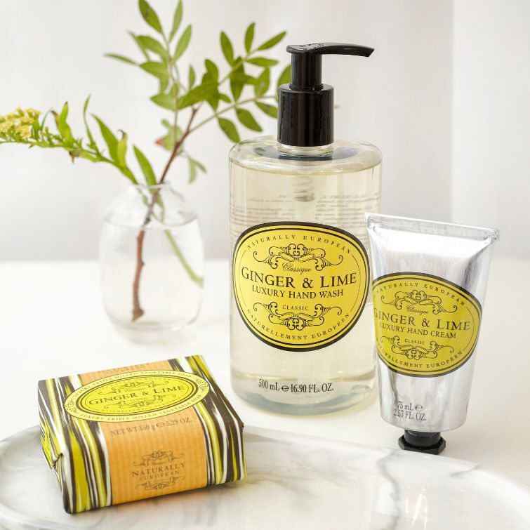 Naturally European Ginger & Lime Hand Wash 500ml - RUTHERFORD & Co