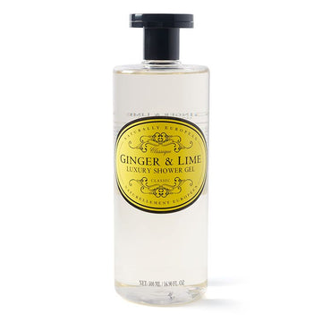 Naturally European Ginger & Lime Shower Gel 500ml - RUTHERFORD & Co