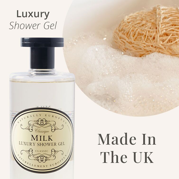 Naturally European Milk Shower Gel 500ml - RUTHERFORD & Co