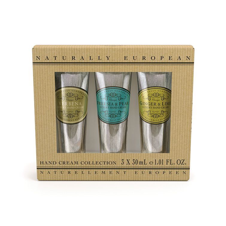 Naturally European Mini Hand Cream Collection 3 x 30ml - RUTHERFORD & Co