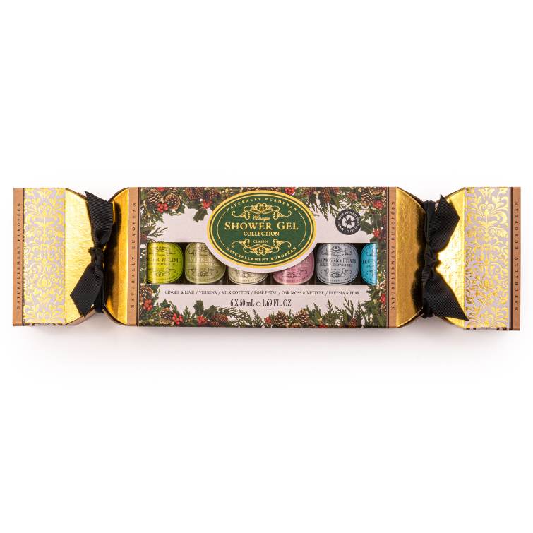 Naturally European Mini Shower Gel Collection Cracker - RUTHERFORD & Co