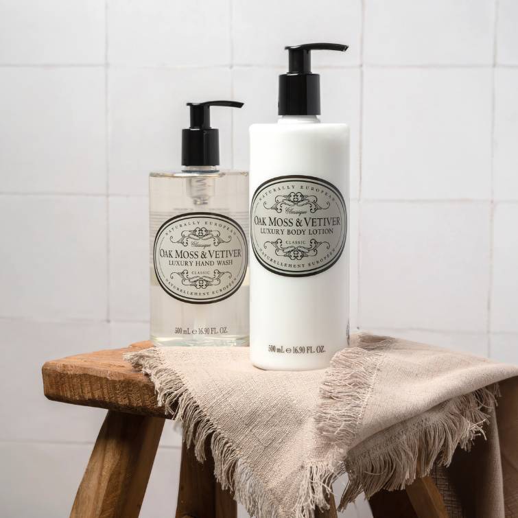 Naturally European Oak Moss and Vetiver Body Lotion 500ml - RUTHERFORD & Co