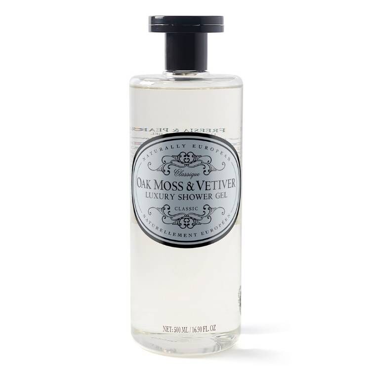 Naturally European Oak Moss and Vetiver Shower Gel 500ml - RUTHERFORD & Co
