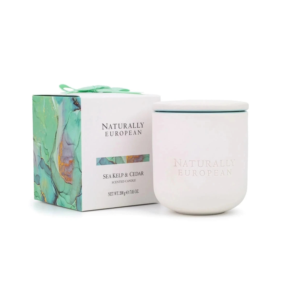 Naturally European Sea Kelp and Cedar 200g Candle - RUTHERFORD & Co