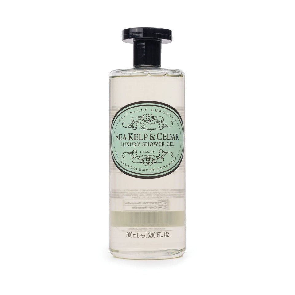 Naturally European Sea Kelp & Cedar Shower Gel 500ml - RUTHERFORD & Co