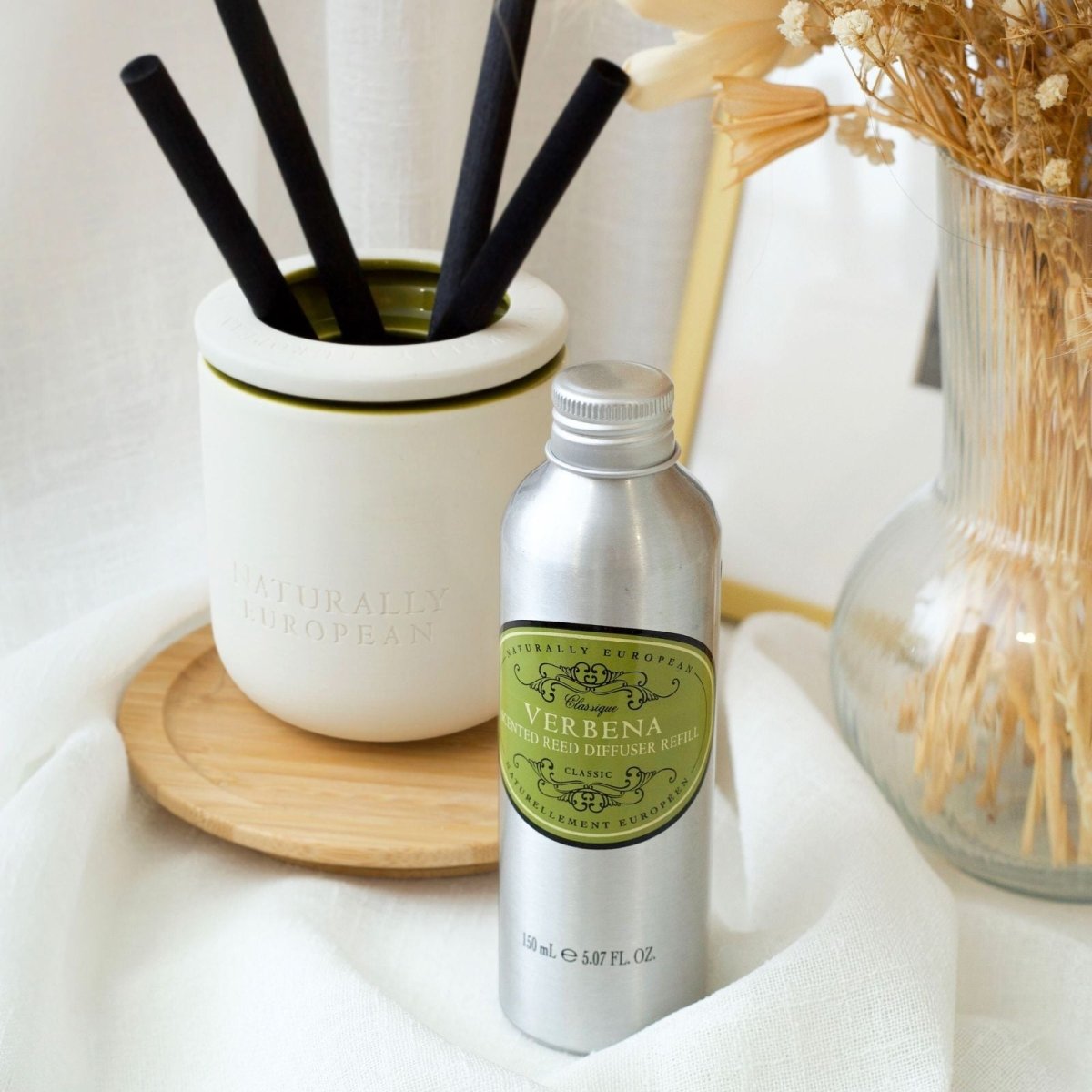 Naturally European Verbena 150ml Diffuser Refill - RUTHERFORD & Co