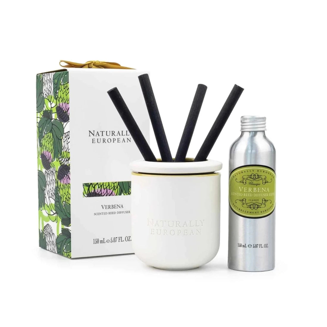 Naturally European Verbena 150ml Diffuser - RUTHERFORD & Co