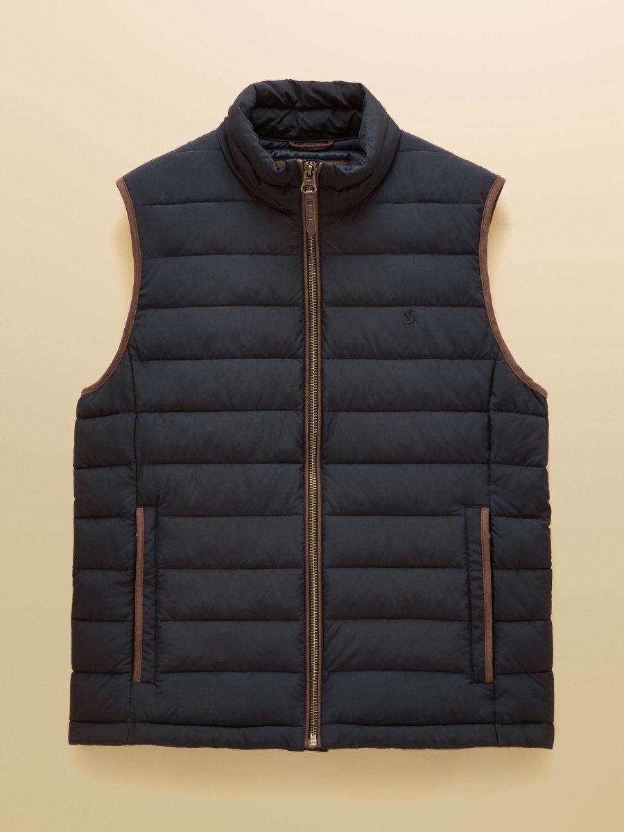Navy Heritage Padded Gilet - RUTHERFORD & Co