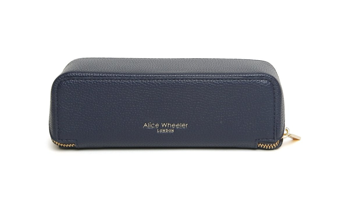 Navy - Small Train case - RUTHERFORD & Co