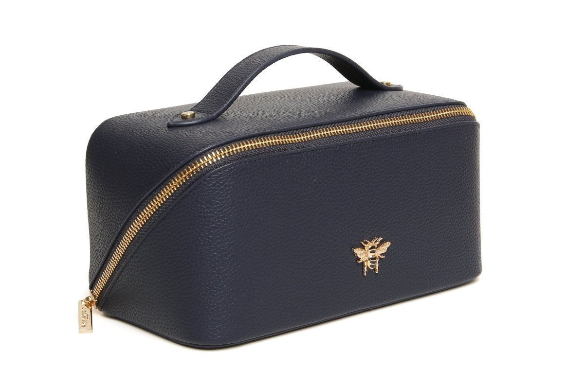 Navy - Train Case - RUTHERFORD & Co