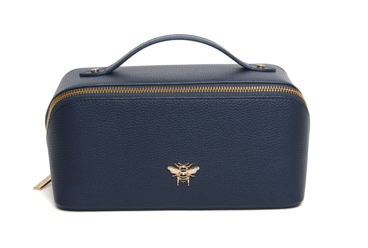 Navy - Train Case - RUTHERFORD & Co