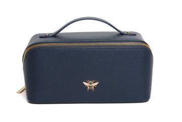 Navy - Train Case - RUTHERFORD & Co