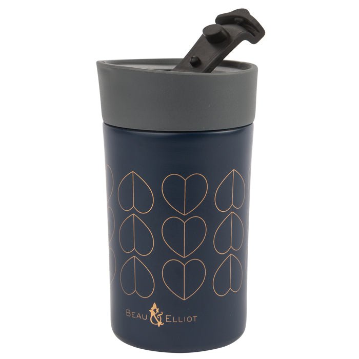 Navy Vacuum Insulated Travel Mug 300ml - RUTHERFORD & Co