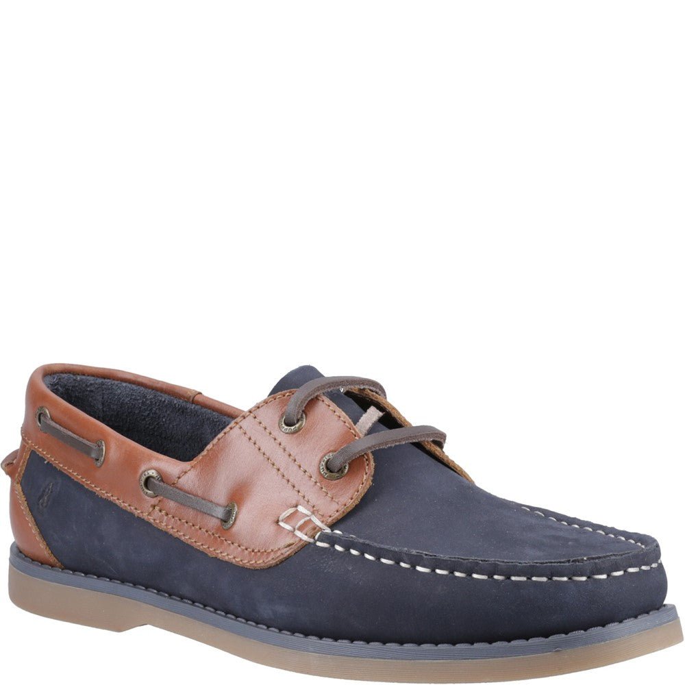 Navy/Tan Wilson Boat Shoes - RUTHERFORD & Co