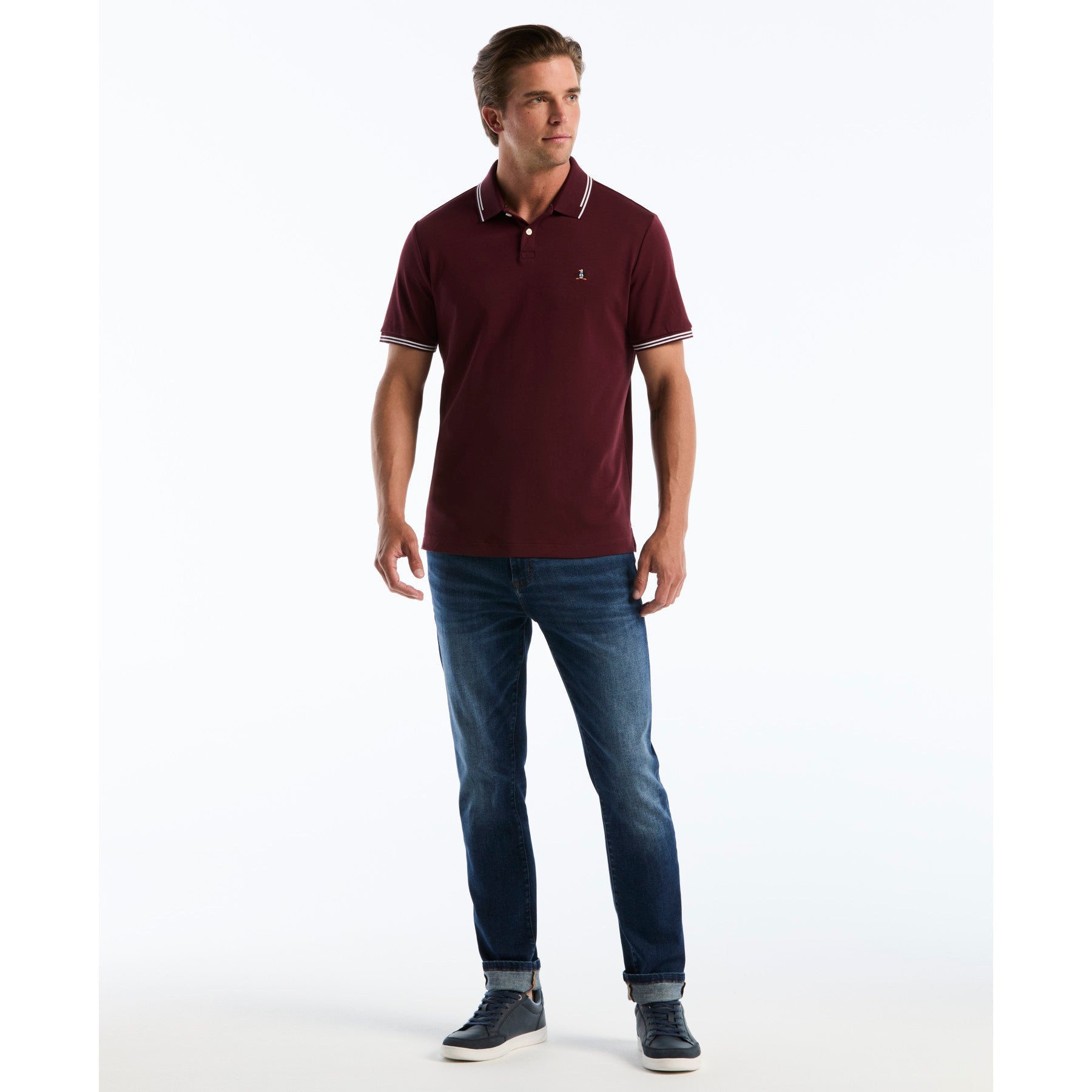 Icons Tipped Polo In Port Royale