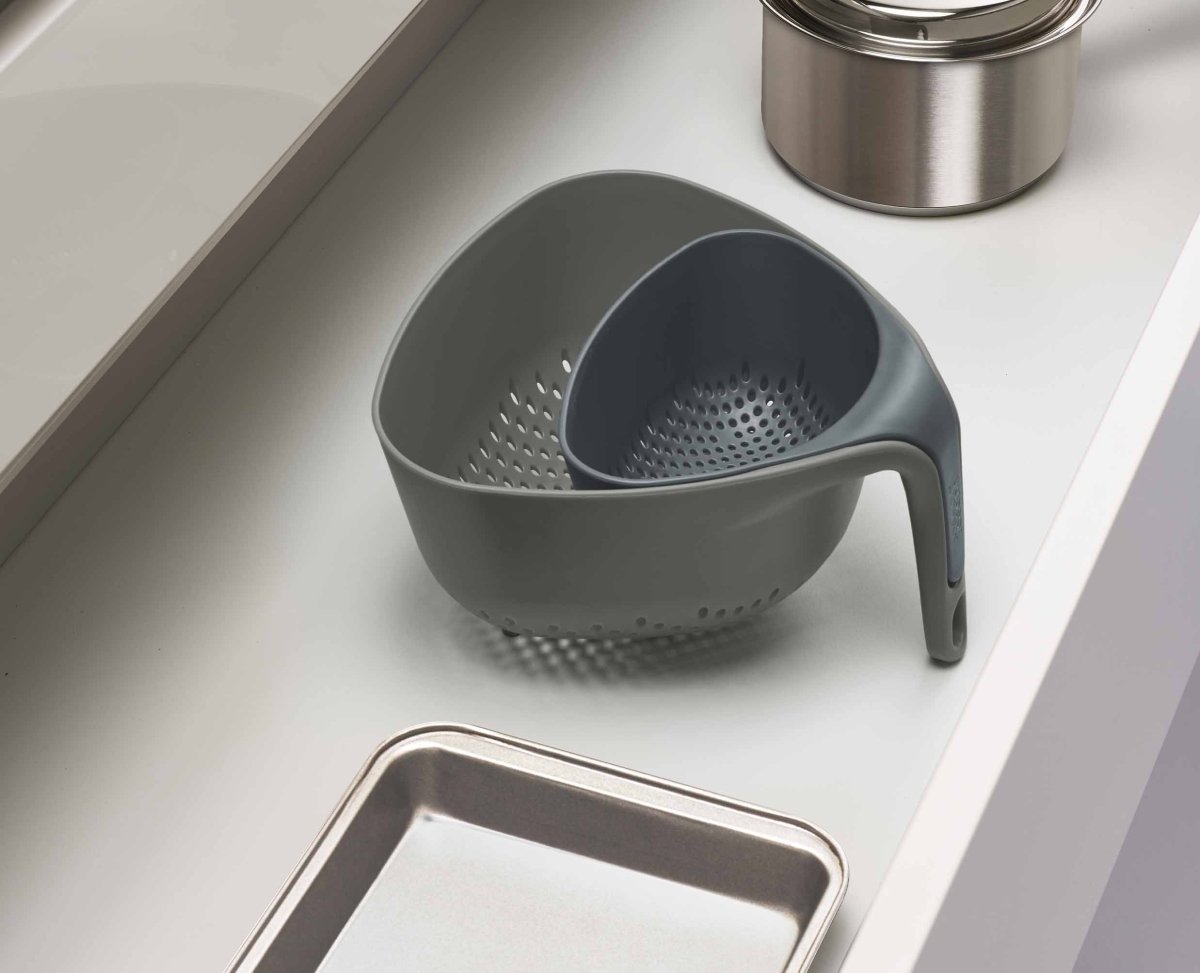 Nest™ 2 - piece Grey Colander Set - RUTHERFORD & Co
