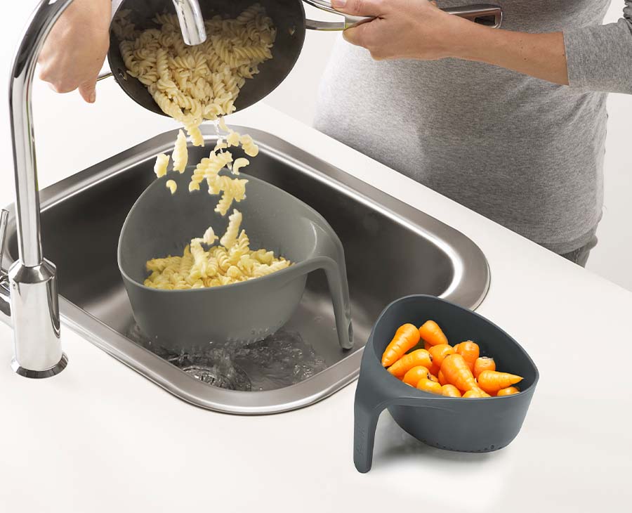 Nest™ 2 - piece Grey Colander Set - RUTHERFORD & Co