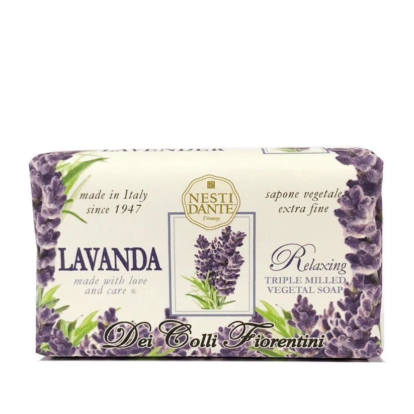 Nesti Dante Dei Colli Fiorentini Tuscan Lavender Soap Bar 250g - RUTHERFORD & Co