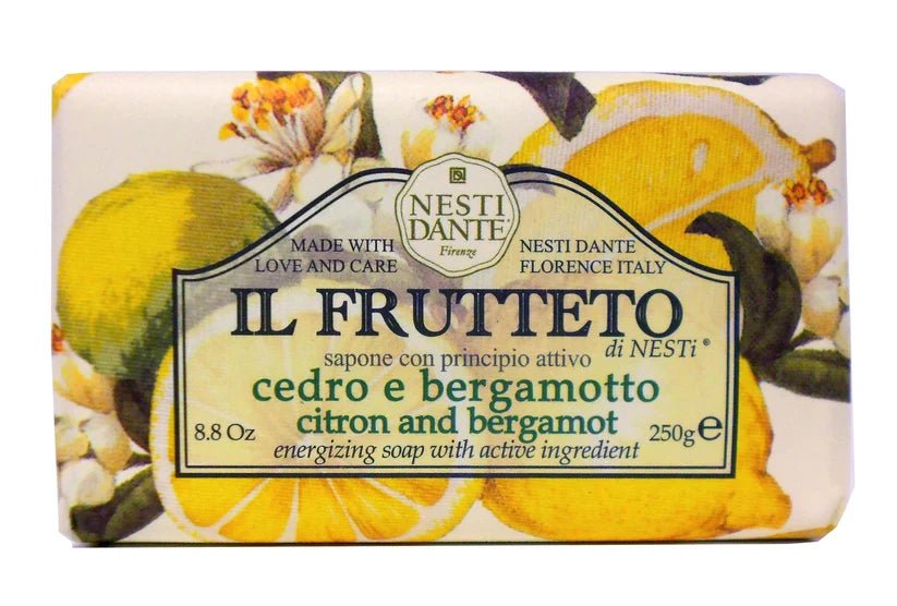 Nesti Dante Il Frutteto Citron & Bergamot Soap Bar 250g - RUTHERFORD & Co