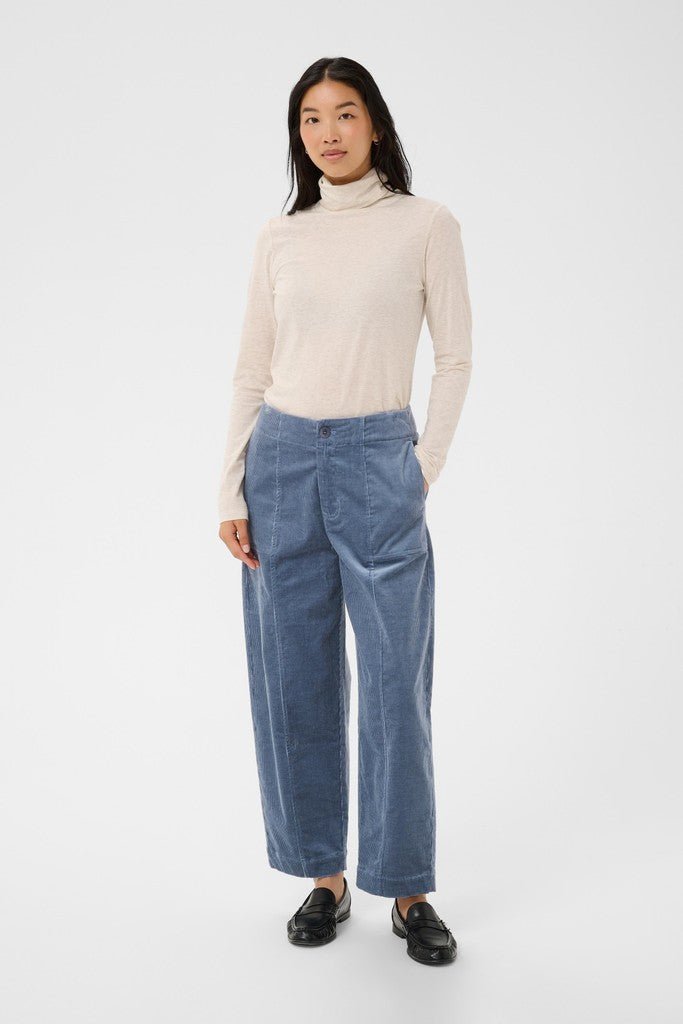 NettaPW Trousers - Flint Stone - RUTHERFORD & Co