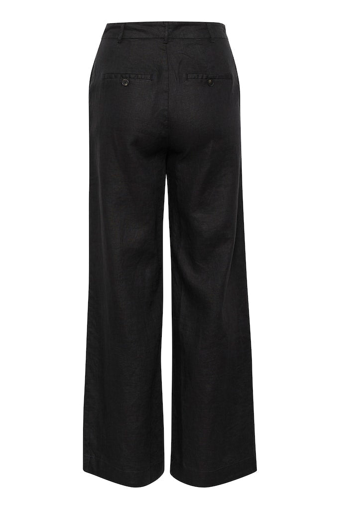 NinnesPW Pa Trousers - Black - RUTHERFORD & Co