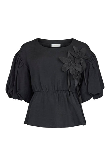 Noen Blouse - Black - RUTHERFORD & Co