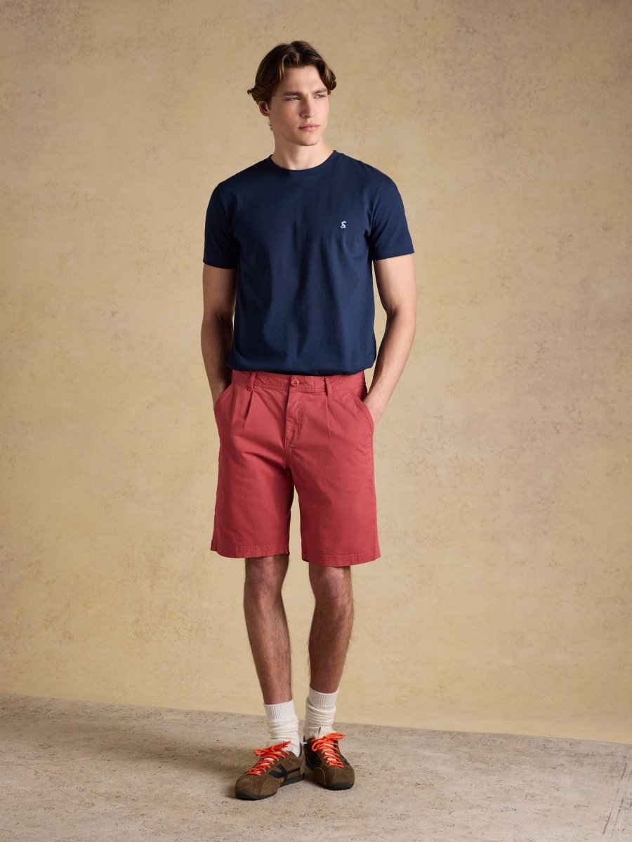 Norfolk Rose Pink Relaxed Fit Chino Shorts - RUTHERFORD & Co