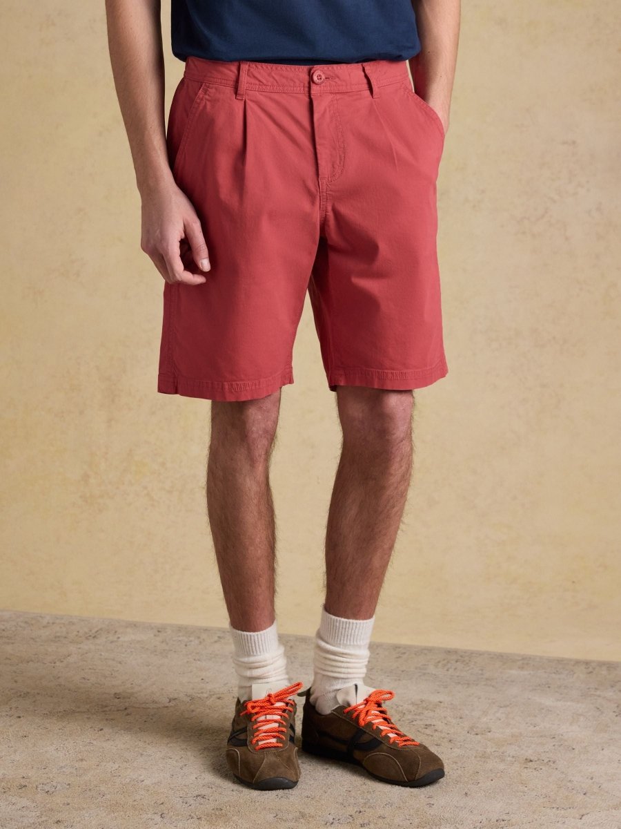 Norfolk Rose Pink Relaxed Fit Chino Shorts - RUTHERFORD & Co