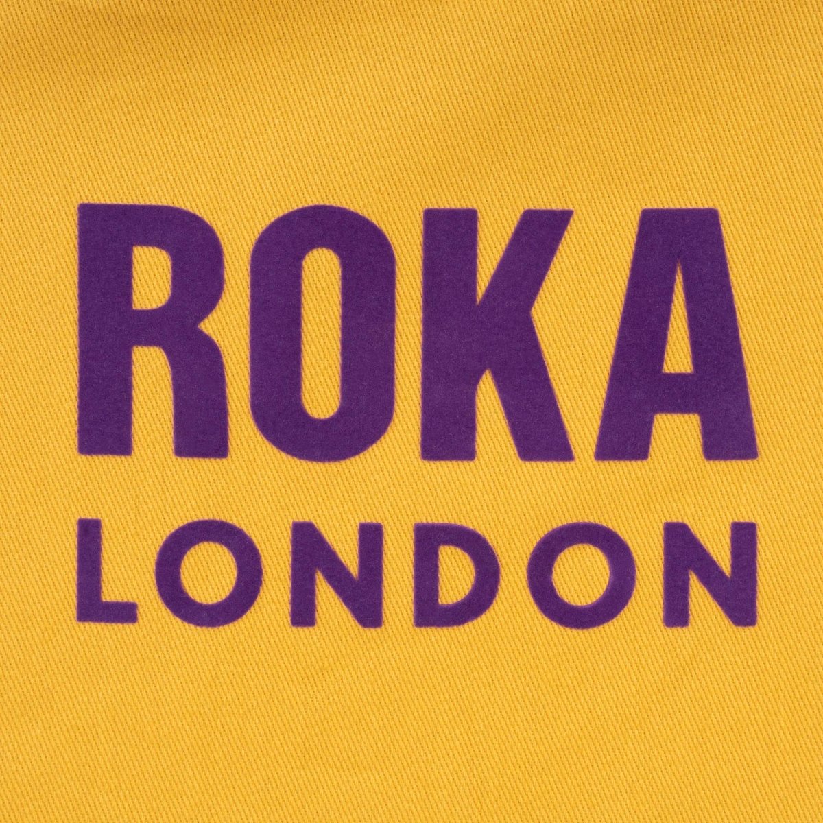 Notting Hill Tote Bag Small Cotton - Yellow Purple - RUTHERFORD & Co