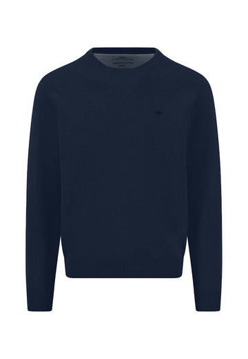 O-Neck, Superfine - Ink Blue - RUTHERFORD & Co