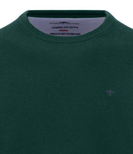 O-Neck, Superfine - Teal - RUTHERFORD & Co
