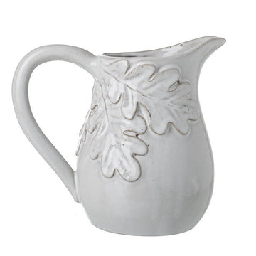 OAK LEAF DESIGN CERAMIC JUG - RUTHERFORD & Co