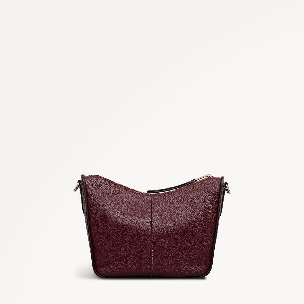 Oak Street Medium Ziptop Cross Body Dark Cherry - RUTHERFORD & Co