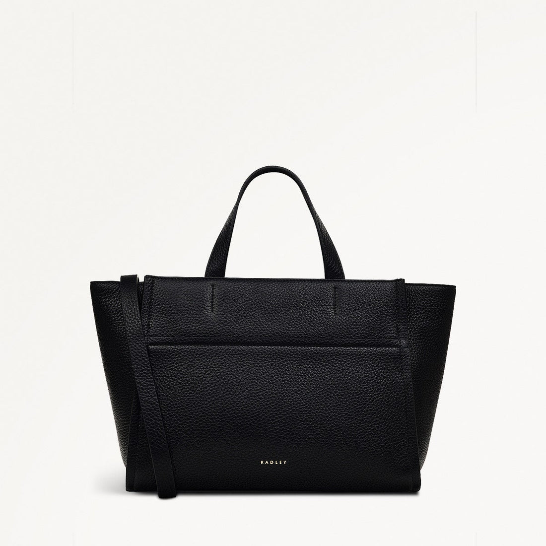 Oak Street Medium Ziptop Grab Black - RUTHERFORD & Co
