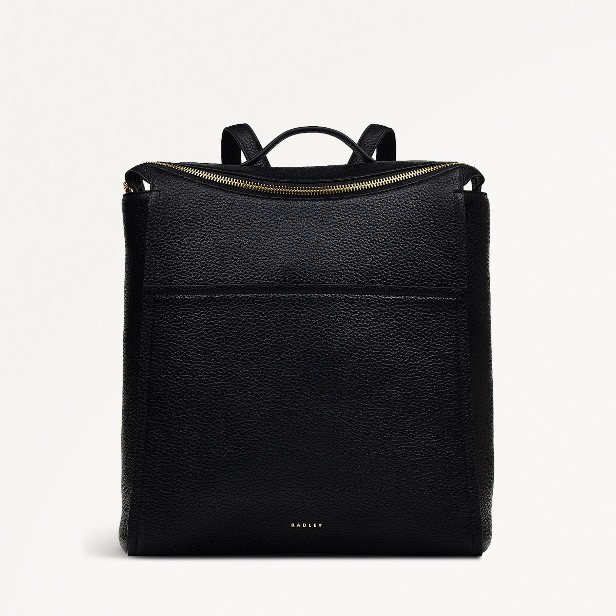 OAK STREET/BLACK/MEDIUM ZIPTOP BACKPACK - RUTHERFORD & Co