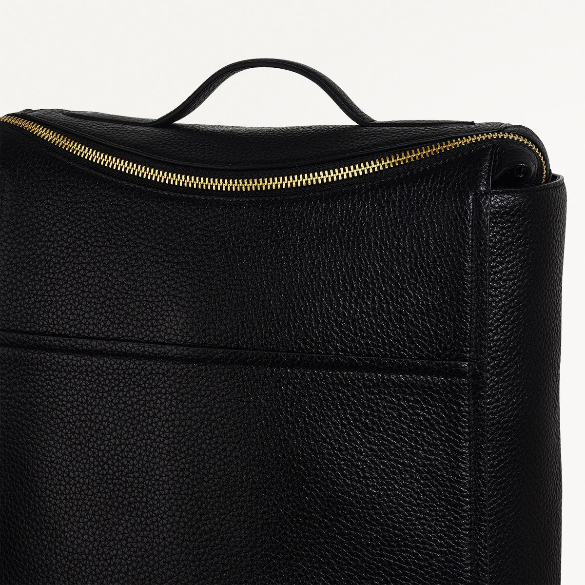 OAK STREET/BLACK/MEDIUM ZIPTOP BACKPACK - RUTHERFORD & Co