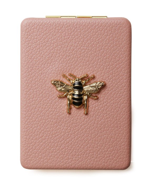 Oblong Compact Mirror/Pink - RUTHERFORD & Co