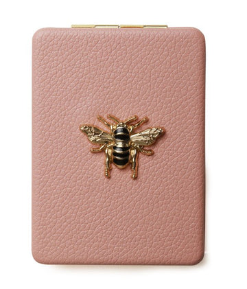 Oblong Compact Mirror/Pink - RUTHERFORD & Co