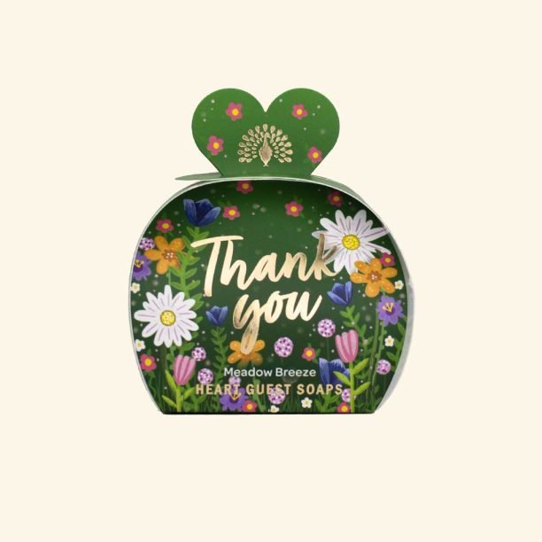 Occasions Thank You Heart Guest Soaps - Meadow Breeze - RUTHERFORD & Co