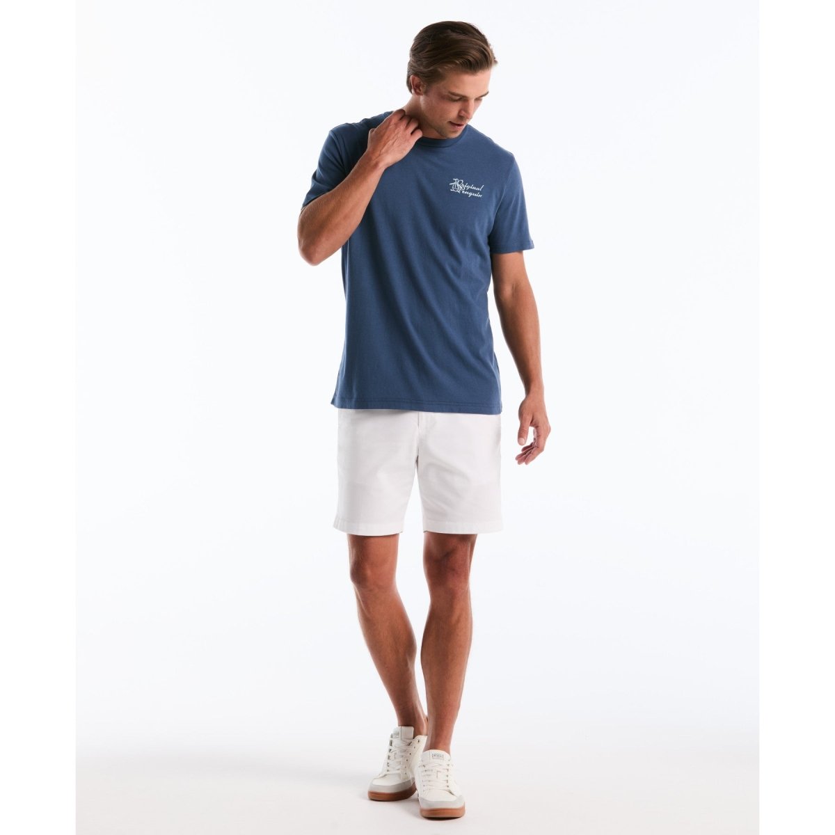 Ocean Scene Graphic T-Shirt In Sargasso Sea - RUTHERFORD & Co